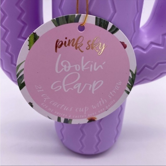 Pink Sky "Lookin Sharp" Cactus Cup - Picture 3 of 4
